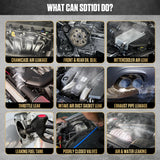 SDT101 – Machine à fumée 12V, détecteur de fuite, tuyau d'huile et de carburant, détecteur de fuite sous vide, système EVAP automatique, outils de Diagnostic automatique, sans pompe