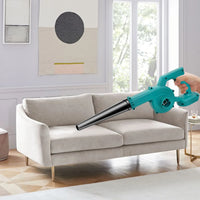 Souffleur de feuilles sans fil avec 2 batteries, souffleur d'air électrique portatif pour feuilles, neige et poussière, remplacement pour Makita 18V