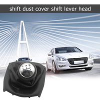 Pommeau de levier de vitesses à 5 rapports avec soufflet, en plastique ABS de haute qualité et longue durée de vie, pour Peugeot 307, 207, 406 et Citroën C3, C4 et C5.
