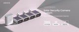 AOSU 3MP 100% caméra WiFi solaire sans fil 5000mAh batterie caméra de sécurité Audio bidirectionnelle panneau solaire sans fil caméra de vidéosurveillance PTZ