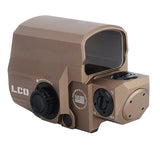 Visée réflexe holographique tactique LCO à points rouges, adaptée à tous les supports sur Rail de 20mm, portée de chasse en plein air, collimateur de fusil