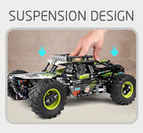 MOULD KING 18002 Voitures Techniques Jouets Le MOC-19517 APP&RC Buggy 4x4 RC Motorisé Modèle de Bloc de Construction en Brique Cadeau de Noël pour Enfants