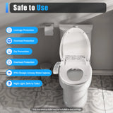 Siège de toilette électrique filaire multifonction, 1350W, IPtage, température à 3 vitesses, HOEquipment