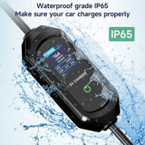 AFYEEV EV chargeur Portable Type2 IEC62196-2 connecteur 16A 1 Phase 3.6KW prise ue Station de charge pour véhicule électrique