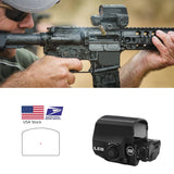 Visée réflexe holographique tactique LCO à points rouges, adaptée à tous les supports sur Rail de 20mm, portée de chasse en plein air, collimateur de fusil