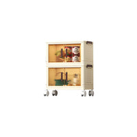 Boîte de rangement pliante avec roulettes 1/2/3/4/5 couches, bacs de rangement empilables polyvalents, organisateur de maison, conteneur d'articles divers
