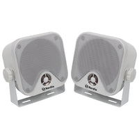 Herdio 4'' Haut-parleur étanche Bluetooth marin 100W robuste pour bateau, montage en surface, pour camping-car, mini-chargeuse, VTT, UTV, RZR, voiturette de golf