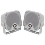 Herdio 4'' Haut-parleur étanche Bluetooth marin 100W robuste pour bateau, montage en surface, pour camping-car, mini-chargeuse, VTT, UTV, RZR, voiturette de golf