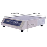 Cuisinière à induction électrique moderne numérique 3500 watts table de cuisson à induction commerciale