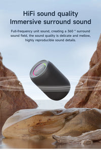 ZEALOT-S32PRO Portable Bluetooth 5.2 Haut-Parleur Extérieur Étanche Sans Fil TWS Mini Colonne Boîte Haut-Parleur Extérieur TF Carte HONBox