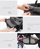 STOCK ue poussettes jumeaux Double enfants deux sièges poussettes chariot pliable vente en gros bébé poussette sièges avant et arrière