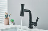 Robinet de lavabo à affichage numérique de température de cascade, pulvérisateur à jet de levage vers le bas, mélangeur d'évier d'eau chaude et froide, robinet de lavage pour salle de bains