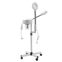Lampe loupe 2 en 1 750W, vaporisateur d'ozone chaud, dispositif de vapeur, Machine de Sauna faciale avec lumière 5X