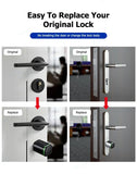 Verrouillage de porte intelligent sans clé numérique avec carte RFID et application TTLock (sans empreinte digitale)