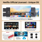 ISinbox-HY320AA NTV Netflix sèche sous licence Android 13, budgétaire avec 1080P 320ANSI Prime Video promettant WiFi BT5.3 HDMI