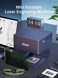 DAJA graveur Laser CNC bricolage DJ6 Machine de gravure Laser 3000mw rapide Mini Logo marque imprimante Cutter travail du bois bois plastique verre
