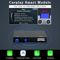 AUTOTOP – Module CarPlay sans fil pour Audi A3 8v Q2 8P 2012 – 2018, système MIB2 MIB, Kits de rénovation automatique Android, caméra inversée Airplay
