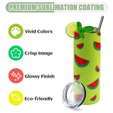 HTVRONT 8 pièces en acier inoxydable 20 OZ gobelets à Sublimation maigre droit gobelet à Sublimation blanc bricolage tasses tasses avec papiers de Sublimation