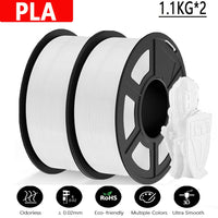 JAYO Filament d'imprimante 3D PETG / PLA / PLA PLUS 1.75mm 2.2 KG 100% matériaux d'impression 3D non toxiques sans bulle pour imprimante 3D