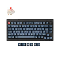 Keychron V1 Max ISO Layout Collection QMK clavier mécanique personnalisé sans fil 2.4 GHz et Bluetooth rétro-éclairé rvb remplaçable à chaud