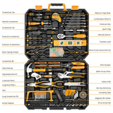 DEKO-Kit d'outils de réparation automobile, ensemble d'instruments mixtes, avec boîte à outils en plastique, mallette de rangement, 228 pièces