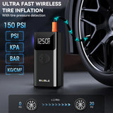 Démarreur de saut de voiture 4 en 1, 8000a, pompe à Air 150psi, Booster de batterie de voiture, dispositif de démarrage du moteur, compresseur d'air pour pneus, batterie externe