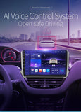 OSSURET CarPlay Android 12 autoradio pour PEUGEOT 2008 208 2012-2018 lecteur multimédia de voiture Navi GPS 2din 4G-LET autoradio RDS