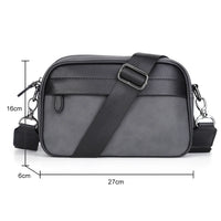 Sac à bandoulière d'affaires pour hommes sac de messager en cuir PU mâle décontracté ceinture sacs à bandoulière homme Design sac à main sac à main sac pour hommes