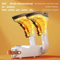 Sèche-chaussures à minuterie intelligente, sèche-chaussures télescopique réglable, désodorisant, séchage rapide