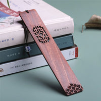 Marque page bois sculpté style chinois