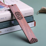 Marque page bois sculpté style chinois