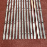 Bande de rétroéclairage LED (14 pièces) pour Hisense 75A7100FTUK, 75A7100F, 75A7120F, 75A7120FIL et 75H78G