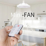 Ventilateur de plafond encastré avec éclairage et télécommande, ventilateur de plafond moderne à intensité variable pour salon et salle à manger