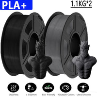 JAYO Filament d'imprimante 3D PETG / PLA / PLA PLUS 1.75mm 2.2 KG 100% matériaux d'impression 3D non toxiques sans bulle pour imprimante 3D