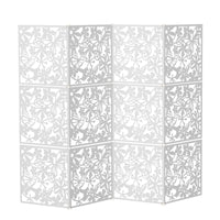 Panneau d'écran en PVC avec papillon, fleur, oiseau, fleurs creuses, 40x40cm, 12 pièces