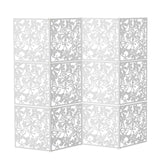 Panneau d'écran en PVC avec papillon, fleur, oiseau, fleurs creuses, 40x40cm, 12 pièces