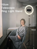 Éclairage de remplissage de photographie LED avec trépied, appareil Photo, cercle de Studio Photo, anneau lumineux pour Selfie, lampe de téléphone, vidéo Youtube