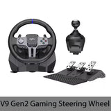 Volant de jeu PXN V9 Gen2/V9 270 ° /900 °   Simulateur de course pour PS4,PS3, PC Windows 7/8/10/11,Xbox One,Xbox Series X/S
