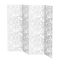 Panneau d'écran en PVC avec papillon, fleur, oiseau, fleurs creuses, 40x40cm, 12 pièces