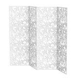 Panneau d'écran en PVC avec papillon, fleur, oiseau, fleurs creuses, 40x40cm, 12 pièces