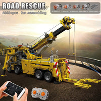 MOLD KING 17028 Voiture technique jouet APP&RC Camion de pompiers motorisé à assembler, modèle réduit en briques de construction, cadeau de Noël pour enfants