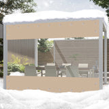 Bâche imperméable en PVC d'épaisseur 0.55mm, bâche résistante aux intempéries et aux UV pour gaz de jardin, porche, Garage, couverture pour plantes agricoles
