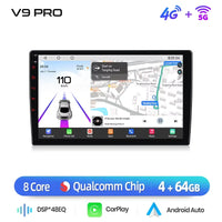 Junsun Wireless CarPlay Android Auto Car Radio For Citroen C4 2 B7 2013 - 2016 GPS Multimedia 2 din