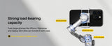 AOCHUAN – stabilisateur de cardan intelligent X2 à 3 axes, pour iPhone et Smartphone Android, avec pôle d'extension intégré, affichage LED