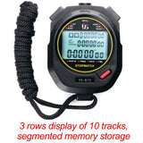 Chronomètre numérique professionnel pour les sports de plein air, chronomètre, chronomètre, chronomètre, chronomètre, chronomètre d'entraînement, chronomètre, précision 0.01s, outils de minuterie