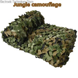 Filets de camouflage 1,5 m x 1 m et 4 m x 5 m, blanc, bleu, beige, style désert, pour dissimulation, auvent extérieur, ombrage de jardin ou tonnelle.