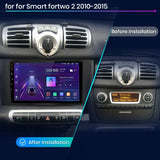 Autoradio Junsun sans fil CarPlay Android Auto pour Smart Fortwo 451 (2005-2015) - Systèmes intelligents pour voiture - RDS, Bluetooth, DSP - Format 2 DIN