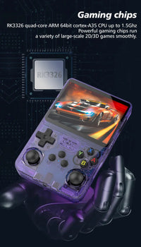 Console de jeux vidéo portable R36S/R36H, système Linux, écran IPS 3,5 pouces, lecteur vidéo rétro de poche, cadeau idéal pour Noël