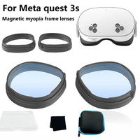 Cadre de protection d'objectif, anneau de protection d'objectif anti-rayures magnétique, empêche les lunettes de gratter, lentilles VR pour Meta Quest 3S