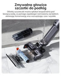 Serpillère intelligente sans fil ILIFE W90/W90 Pro pour nettoyage humide et sec, aspiration de 5500/7000 Pa, auto-nettoyage en 1 minute, grand réservoir d'eau double